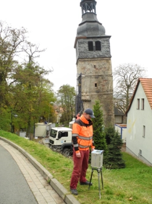 Messung in Bad Frankenhausen