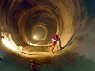 Gravimetrie in ICE-Tunnel